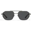 QUAY QUAY EN ROUTE 57MM AVIATOR SUNGLASSES