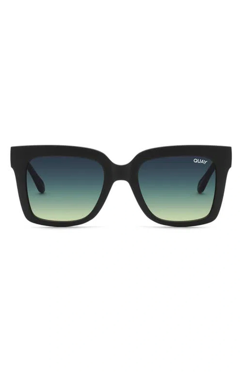 Quay Australia Gradient Sunglasses - Black and Green Quay Gradient Sunglasses – Destination Fab main image 2