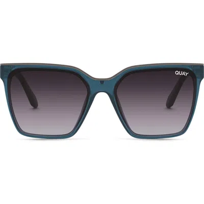 Quay Australia Level Up 51mm Square Sunglasses In Green