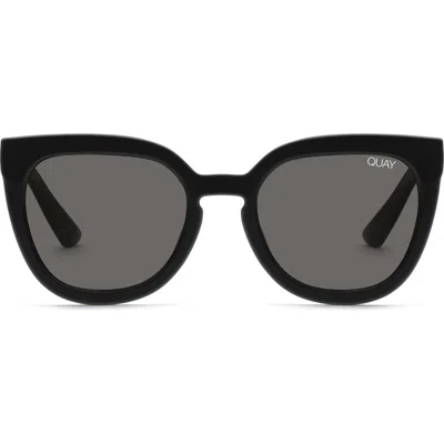 Quay Australia Noosa 55mm Cat Eye Sunglasses In Black