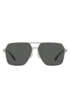 Quay Backstage Pass 60mm Polarized Aviator Sunglasses