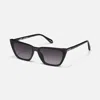 Quay Bad Habit Sunglasses In Black/smoke In Black
