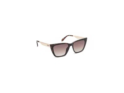 Quay Call The Shots Remixed Fashion Sunglasses Neutral Tort/brown: One Size In Black