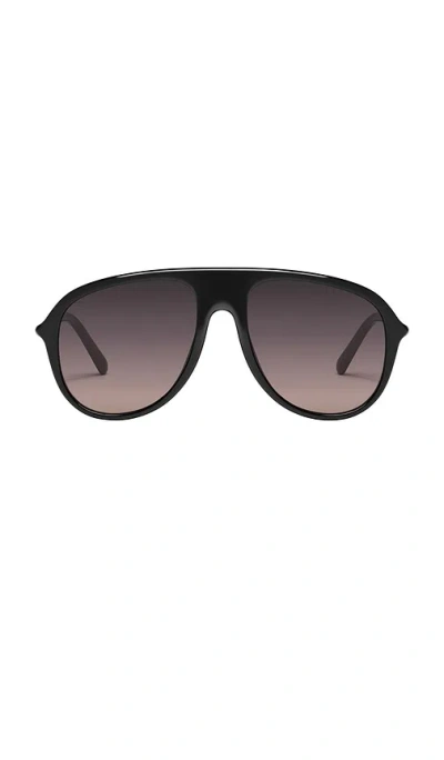 Quay Chart Topper Sunglasses In Black