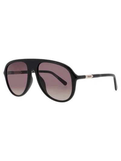 Quay Chart Topper Women's Mini Sunglasses In Black