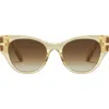 Quay Chit Chat 53mm Cat Eye Sunglasses In Multi