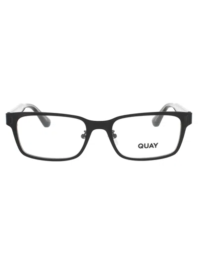 Quay Close Call Rx Eyeglasses In Blk - Black - Demo