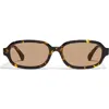 Quay Could Never 35mm Square Sunglasses In Transparent