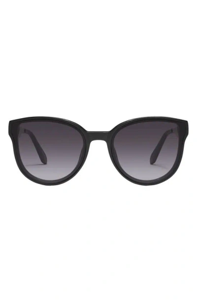 QUAY DATE NIGHT 54MM ROUND SUNGLASSES