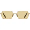 Quay Dnd 55mm Small Square Sunglasses