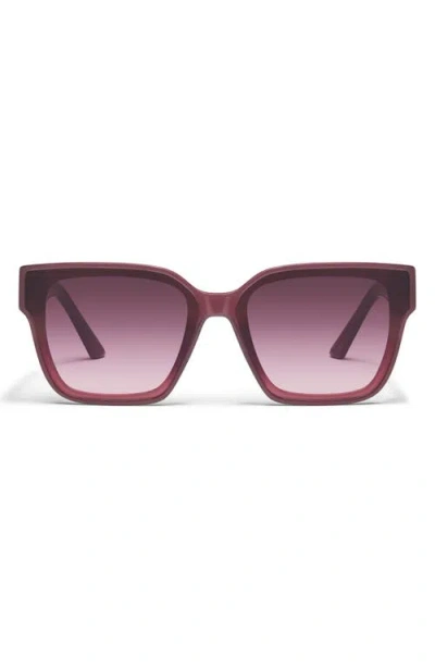 Quay Drive In 66mm Square Sunglasses In Brown