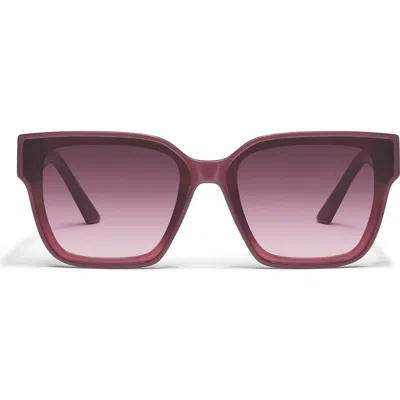 Quay Drive In 66mm Square Sunglasses In Plm/plpk