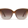 Quay Ever After 58mm Cat Eye Sunglasses
