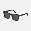 Quay Flip Side In Matte Black,green Polarized