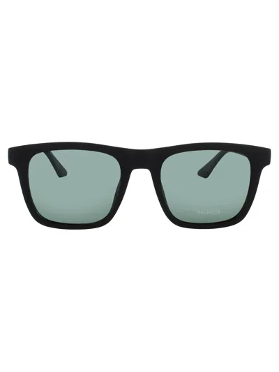 Quay Flip Side Sunglasses In Mtblk/grnpol - Matte Black - Green Polarized