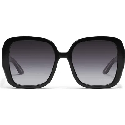 Quay Full Glam 56mm Gradient Square Sunglasses