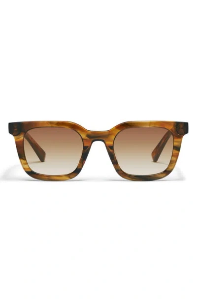 Quay Game Over 49mm Square Sunglasses In Brown