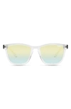 Quay Hardwire 55mm Gradient Square Sunglasses In Green