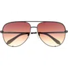 Quay High Key 55mm Aviator Sunglasses