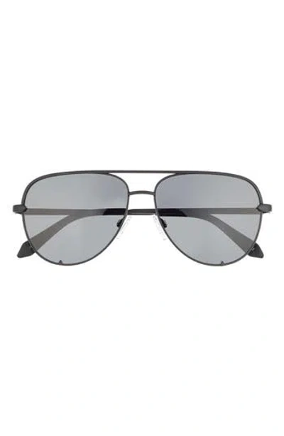 Quay High Key 58mm Medium Aviator Sunglasses
