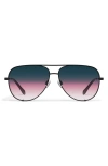 Quay High Key 64mm Gradient Oversize Aviator Sunglasses In Multi