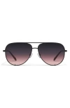 Quay High Key 64mm Oversize Aviator Sunglasses