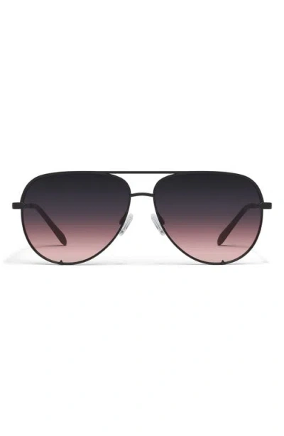 Quay High Key 64mm Oversize Aviator Sunglasses