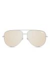 Quay High Key 64mm Oversize Aviator Sunglasses In Multi