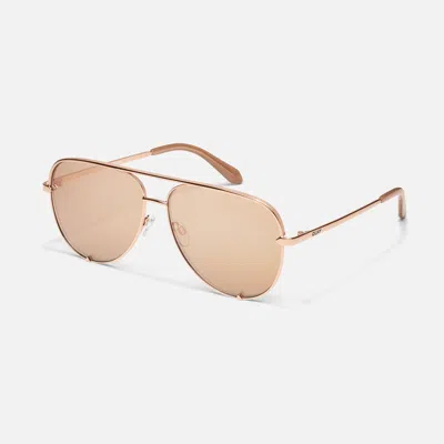 Quay High Key Extra Large In Gold,iris Doe