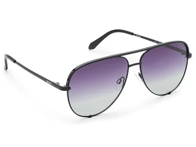 Quay High Key Fashion Sunglasses Black/black: One Size