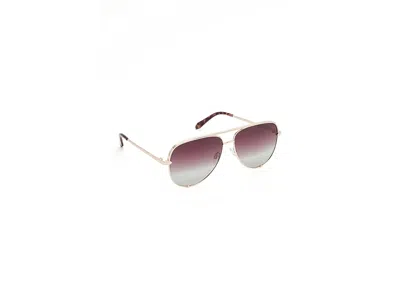 Quay High Key Fashion Sunglasses Gold/brown: One Size In Multi