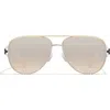 Quay High Key Twist 60mm Gradient Aviator Sunglasses