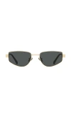 Quay Hit Single Sunglasses In Pattern