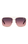 Quay Hot Take 59mm Navigator Sunglasses