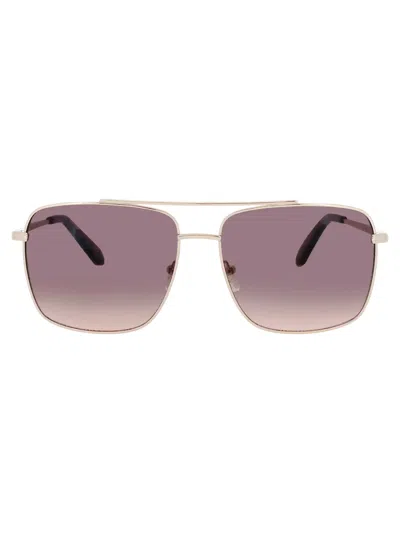 Quay Hot Take Sunglasses In Gld/smkpnk - Gold - Smoke To Pink Gradient