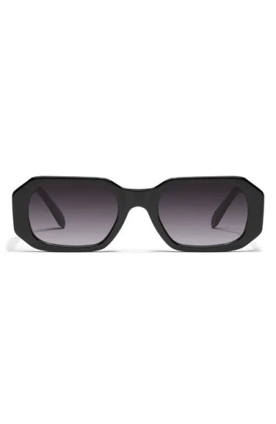 Quay Hyped Up 53mm Gradient Square Sunglasses