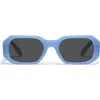 Quay Hyped Up 53mm Square Sunglasses In Multi