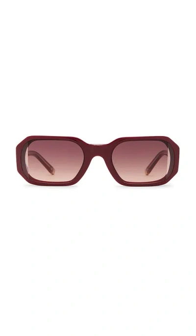 Quay Sonnenbrille Hyped Up In Brown