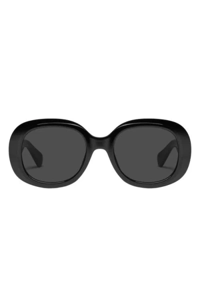 QUAY QUAY IMPROMPTU 52MM ROUND SUNGLASSES