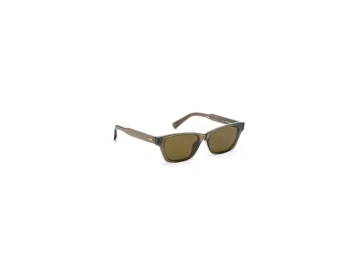 Quay In The City Fashion Sunglasses Olive: 37mm, Polycarbonate In Green