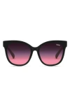 Quay It's My Way 53mm Gradient Cat Eye Sunglasses