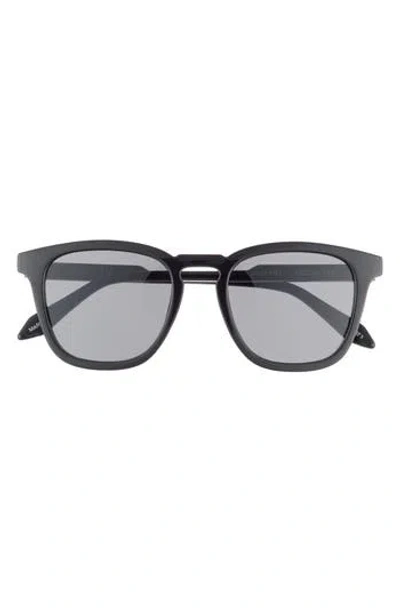 Quay Jackpot 44mm Round Sunglasses In Gray