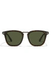 Quay Jackpot Remixed 54mm Round Polarized Sunglasses In Green