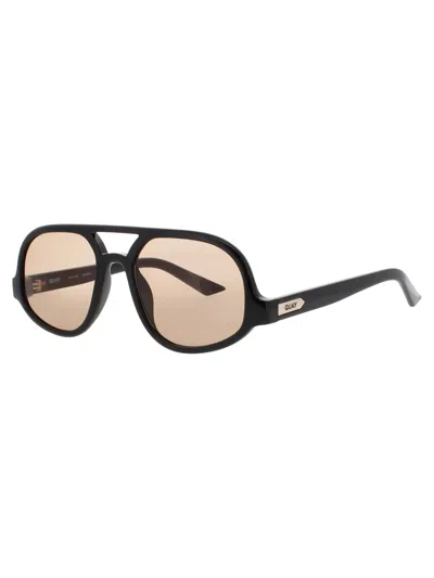Quay Jet Set Sunglasses For Women In Brown