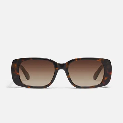 Quay Karma 53mm Gradient Square Sunglasses In Black