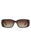 QUAY KARMA 39MM GRADIENT SQUARE SUNGLASSES