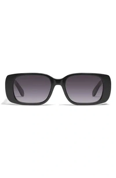 Quay Karma 53mm Gradient Square Sunglasses In Black