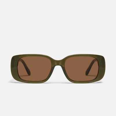 Quay Karma In Olive,brown