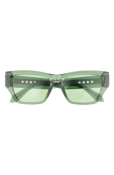 Quay No Apologies 55mm Gradient Square Sunglasses