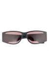 Quay Not My Fault 41mm Rectangular Sunglasses